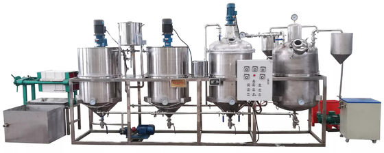 เครื่องกดน้ำมันอัตโนมัติ 2500KG / D เครื่องกลั่นน้ำมันบริโภคความจุสูง