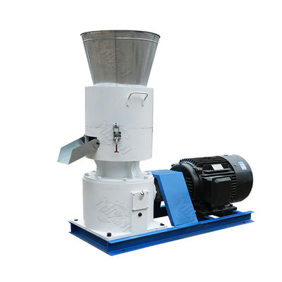 เครื่องทำเม็ดอาหารสัตว์หญ้าอัตโนมัติ PLC ควบคุม 500 ถึง 1500KG / H