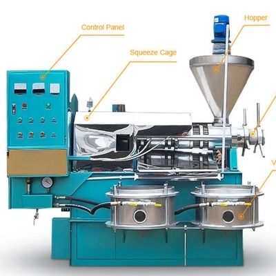 เครื่องอัดน้ำมันแบบเกลียวเล็กอัตโนมัติประสิทธิภาพสูง 125 KG
