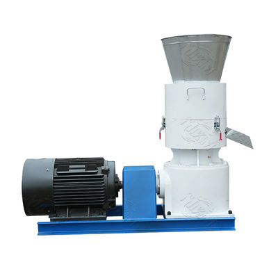 เครื่องอัดเม็ดไม้แบบแบน 1100kg / H 800kg / H ประหยัดพลังงานกันสนิม