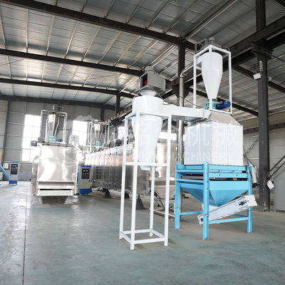 MIKIM Cattle Poultry สายการผลิตอาหารสัตว์สำหรับสัตว์เลี้ยง Pellet Plant 1.5t / H 0.8t / H