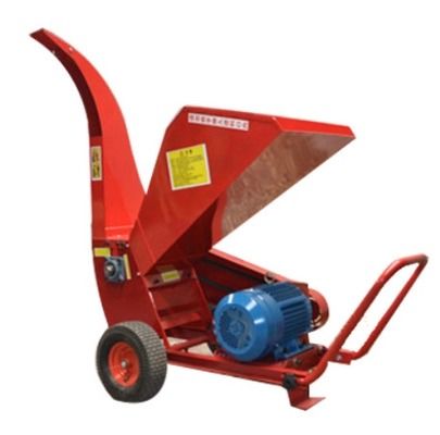 Shrubs Branch Crusher Machine Chipper ไม้ฟีดตนเอง 12.5 * 5.2 * 8.5ft OEM