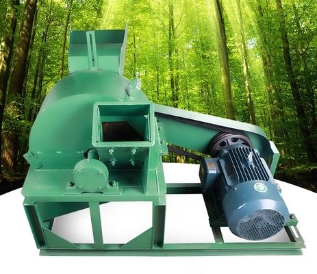 เครื่องนอนสัตว์ Hard Wood Chipper เครื่องหั่นย่อยไม้ Crusher