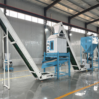 สายการผลิตเม็ดอาหารสัตว์ปีก วัว แกะ ไก่ ประสิทธิภาพสูง 10 ตันต่อชั่วโมง