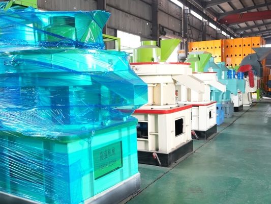 เครื่องทำเม็ดไม้เกษตรเชิงพาณิชย์ 2-12 มม. พร้อมเครื่องยนต์ดีเซล