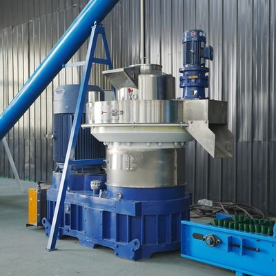 เครื่องอัดเม็ดขี้เลื่อยไม้ชีวมวลระดับมืออาชีพ 60HRC