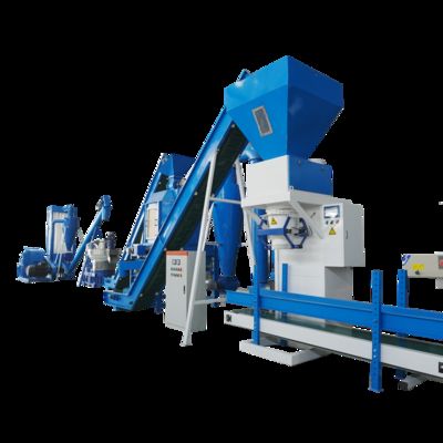 เครื่องอัดเม็ดไม้เครื่องยนต์ดีเซล CE รับรอง 800-1000 กก. / ชม