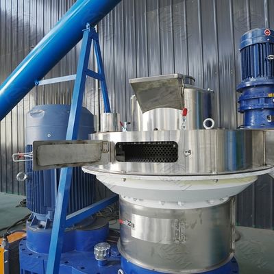 เครื่องอัดเม็ดไม้ชีวมวลอุตสาหกรรม เครื่องอัดเม็ดแกลบ 22kw