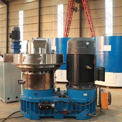 เครื่องอัดเม็ดไม้ชีวมวลกาแฟสองชั้น 0.6mm 1500kgs / H