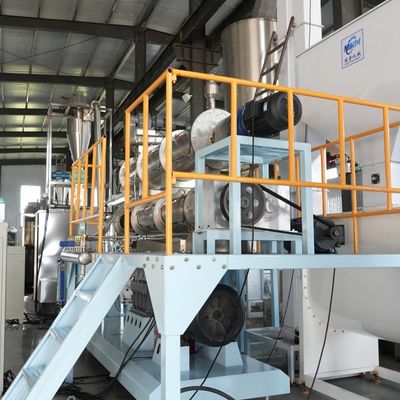 76.5ft 62KW สายการผลิตอาหารสุนัข Extruder Twin Screw