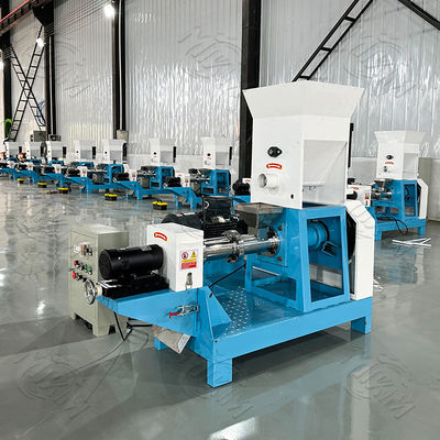 Pet Feed Production Line equipped with pellet mill grinding mill and extruder to produce sinking and floating animal feed pellets