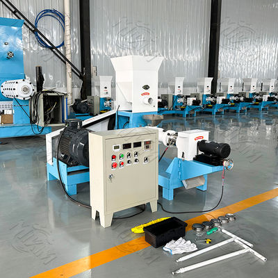 Fully Automatic Dog Pellet Food Processing Line PLC Controlled Extruder Making Machine for Fish