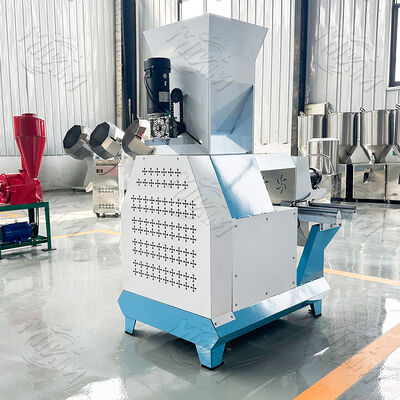 สกรูเดี่ยวลอยปลาอาหารเม็ด Maker เครื่องแห้งประเภทสัตว์เลี้ยงสุนัขแมวอาหารเครื่องทำเม็ดสำหรับสัตว์สัตว์ปีกปศุสัตว์ Feeding