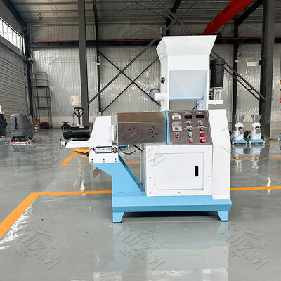 สกรูเดี่ยวลอยปลาอาหารเม็ด Maker เครื่องแห้งประเภทสัตว์เลี้ยงสุนัขแมวอาหารเครื่องทำเม็ดสำหรับสัตว์สัตว์ปีกปศุสัตว์ Feeding