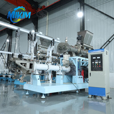 Big Capacity 1-4T/H Single-Screw pet food extruder floating fish feed pellet making machine for sale