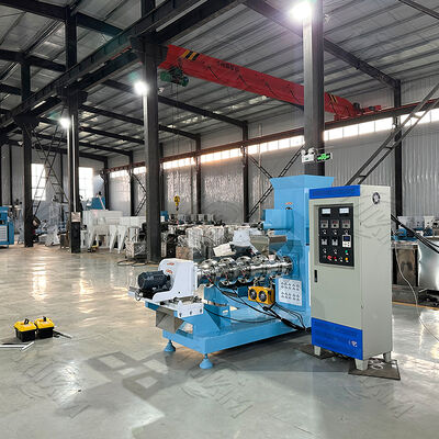 Stainless Steel Floating Fish Feed Extruder Machine with 100-2000 kg/h Capacity and Easy Operation