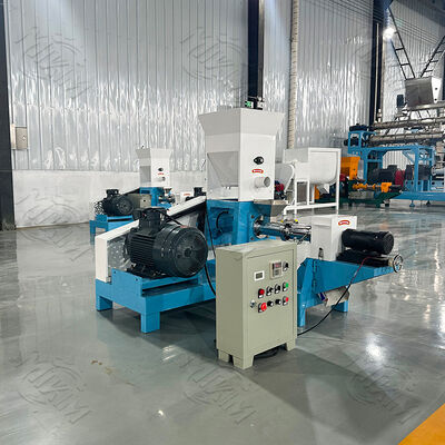 Commercial 120KG/h Capacity Stainless Steel Floating Fish Feed Extruder Machine with Automatic Feeding for Pet Food Production