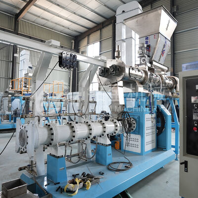 20 Years of Experience Twin Screw Sinking Fish Feed Extruder Automatic Pet Food Production Line Dog Food Making Machine With CE Certification