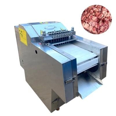 ประเทศจีนอัตโนมัติอุตสาหกรรมไก่ดิบแช่แข็งเนื้อ Cuber Dicer เครื่องตัดเครื่องจักร