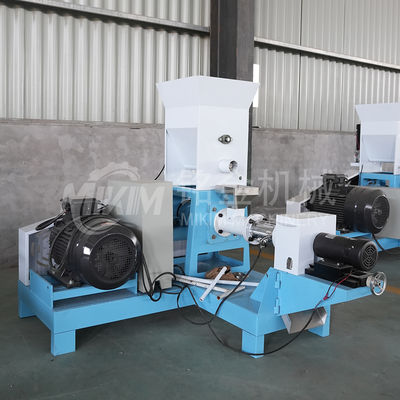 1.5t / H เครื่องอัดเม็ดอาหารปลาสัตว์เลี้ยงแห้งเครื่องทำอาหาร 90kw 155mm Dia