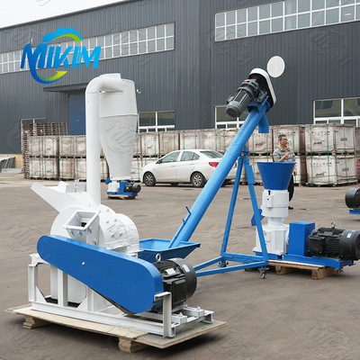 เครื่องอัดเม็ดไม้ชีวมวล ISO 22KW 400kg / H