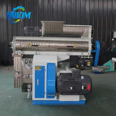 เครื่องอัดเม็ดอาหารสัตว์ปีกขนาดเล็กต้านทานการสึกหรอ 350-450 กก. / ชม. ใช้งานง่าย