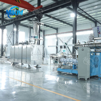 1-2T / H ความจุขนาดใหญ่ พลอย / ลงน้ํา แบบแบบสกรูเดียว ปลาอาหาร pellets extruder สายการผลิต กุ้ง กุ้ง อาหารสัตว์เลี้ยง มอเตอร์ PLC พั๊ม Gear