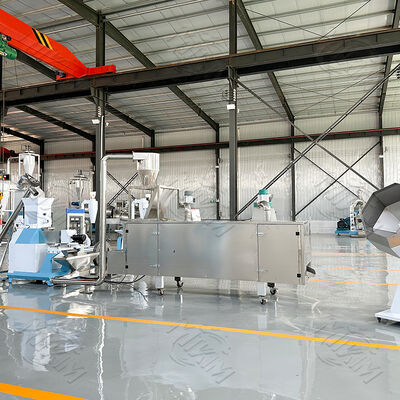 อาหารสัตว์เลี้ยงแห้งเปียก อัตโนมัติ เครื่องเลี้ยงกุ้งสกรูเดียว