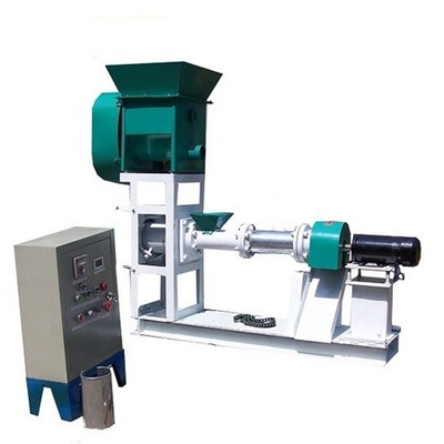 โรงสีเม็ดอาหารปลาลอยน้ำ 5.5kw เครื่องอัดเม็ดอาหารสัตว์เลี้ยงแบบสกรูเดี่ยว Antirust